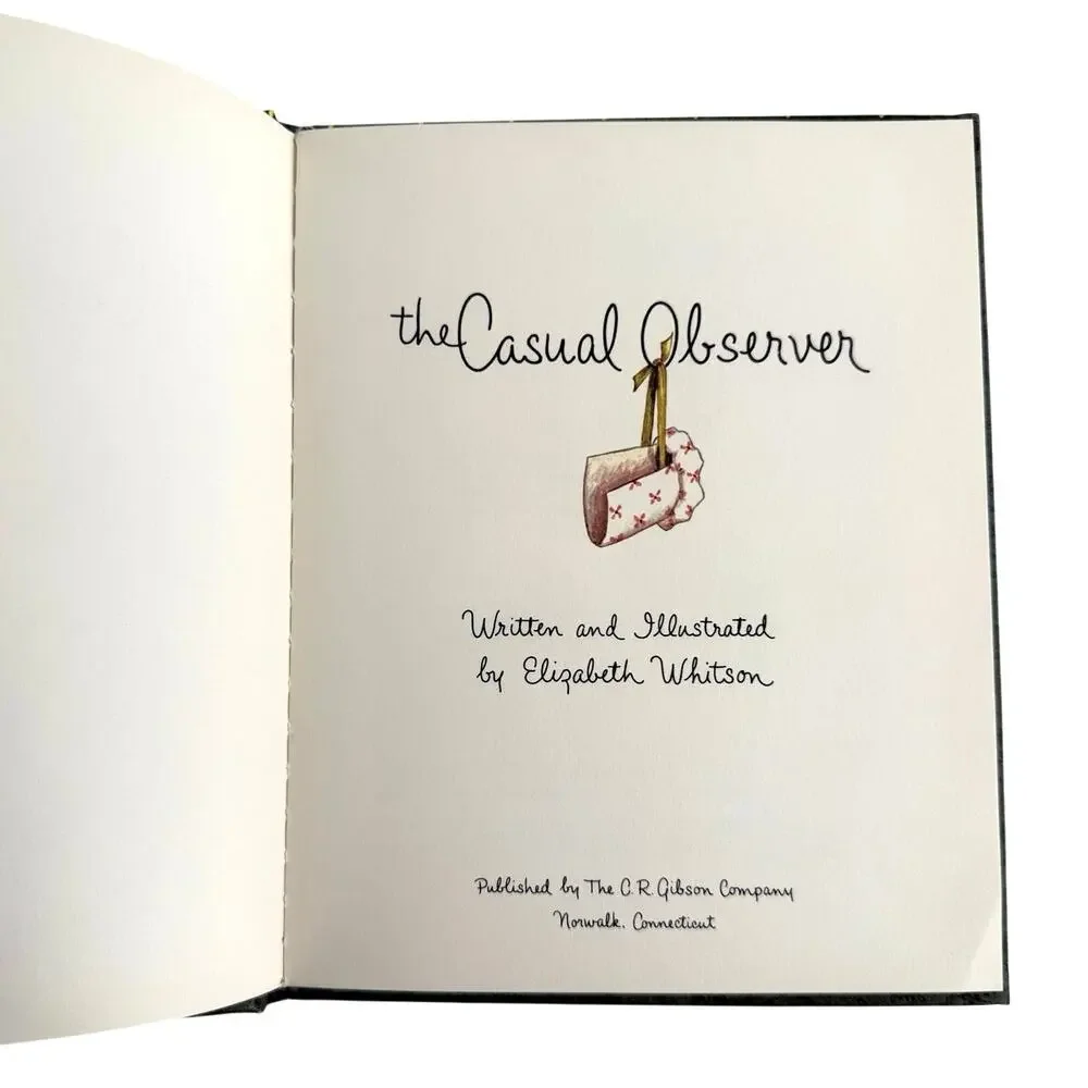 Vintage The Casual Observer by Elizabeth Whitson hardcover book